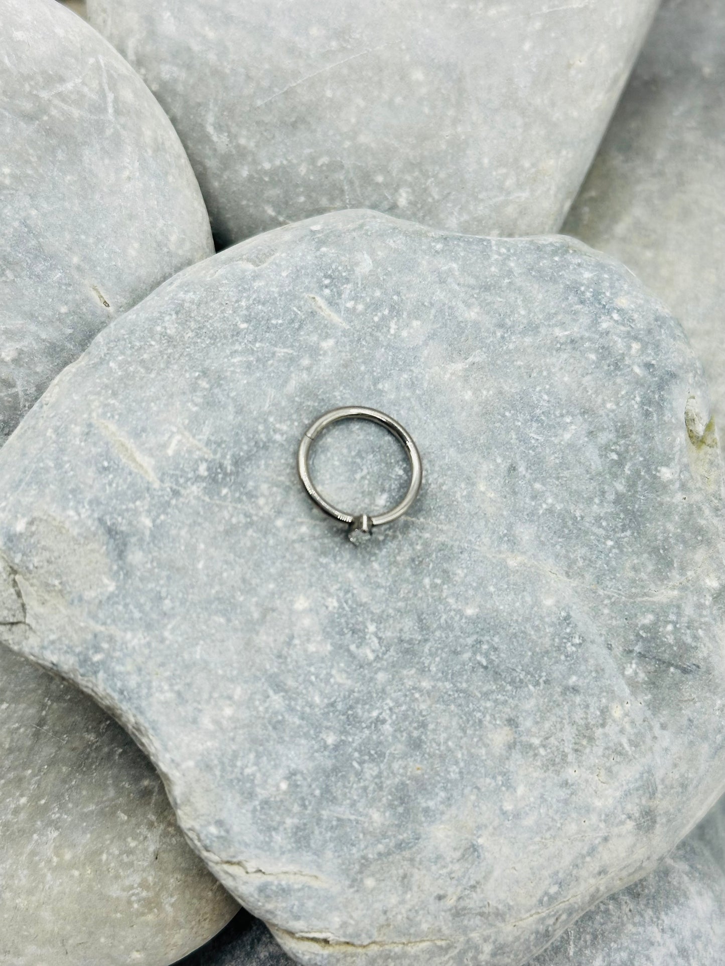Titanium Marquise 10mm Clicker
