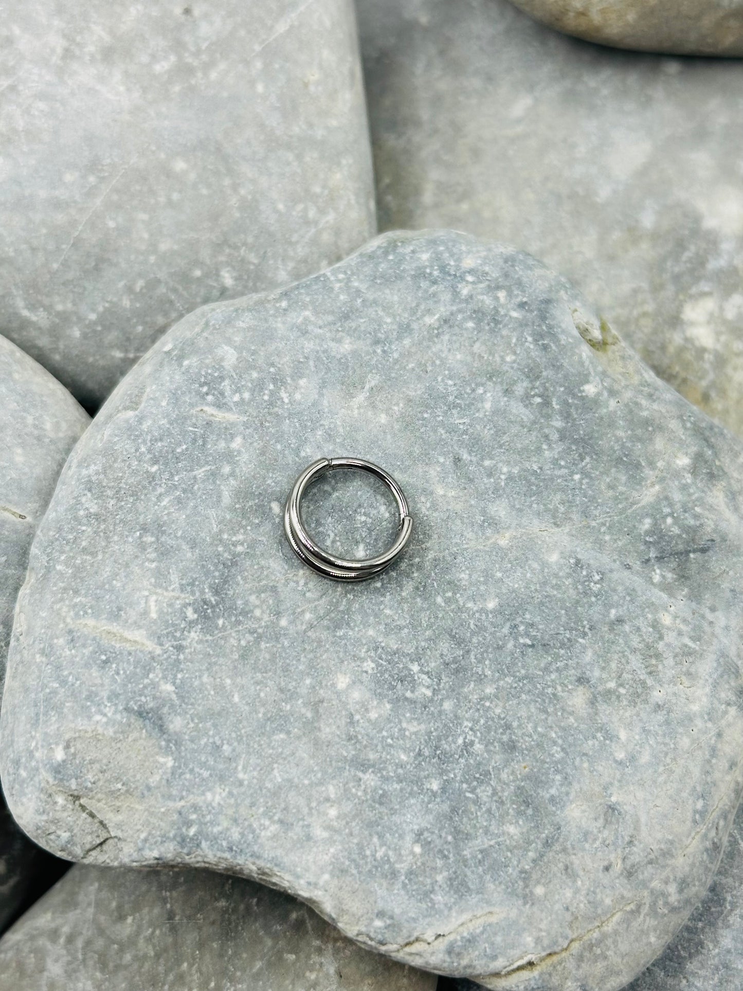 Double Titanium 10mm Hoop