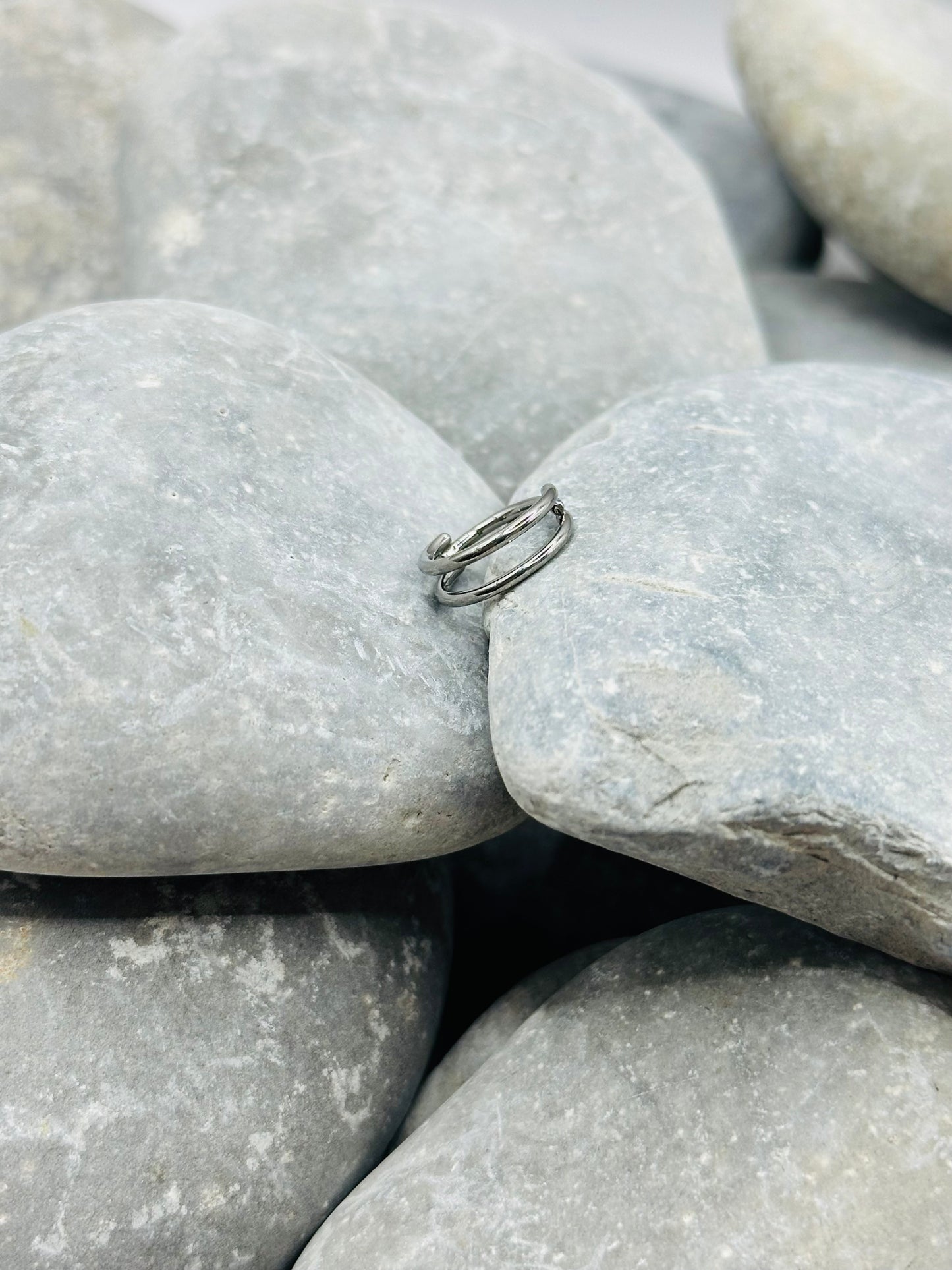 Double Titanium 10mm Hoop