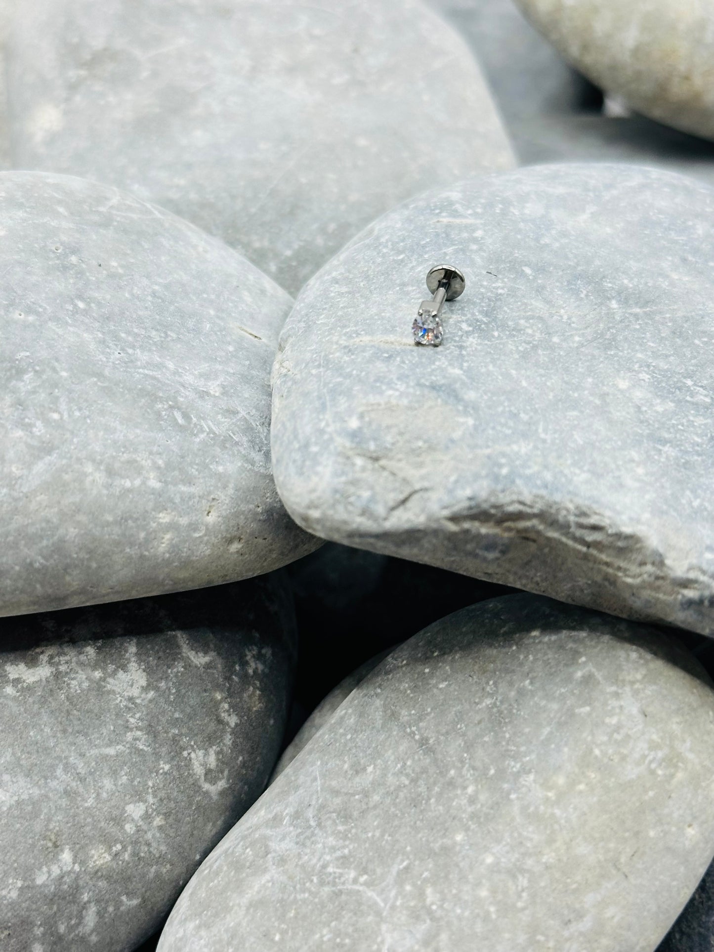 Titanium Teardrop Internally Threaded Stud