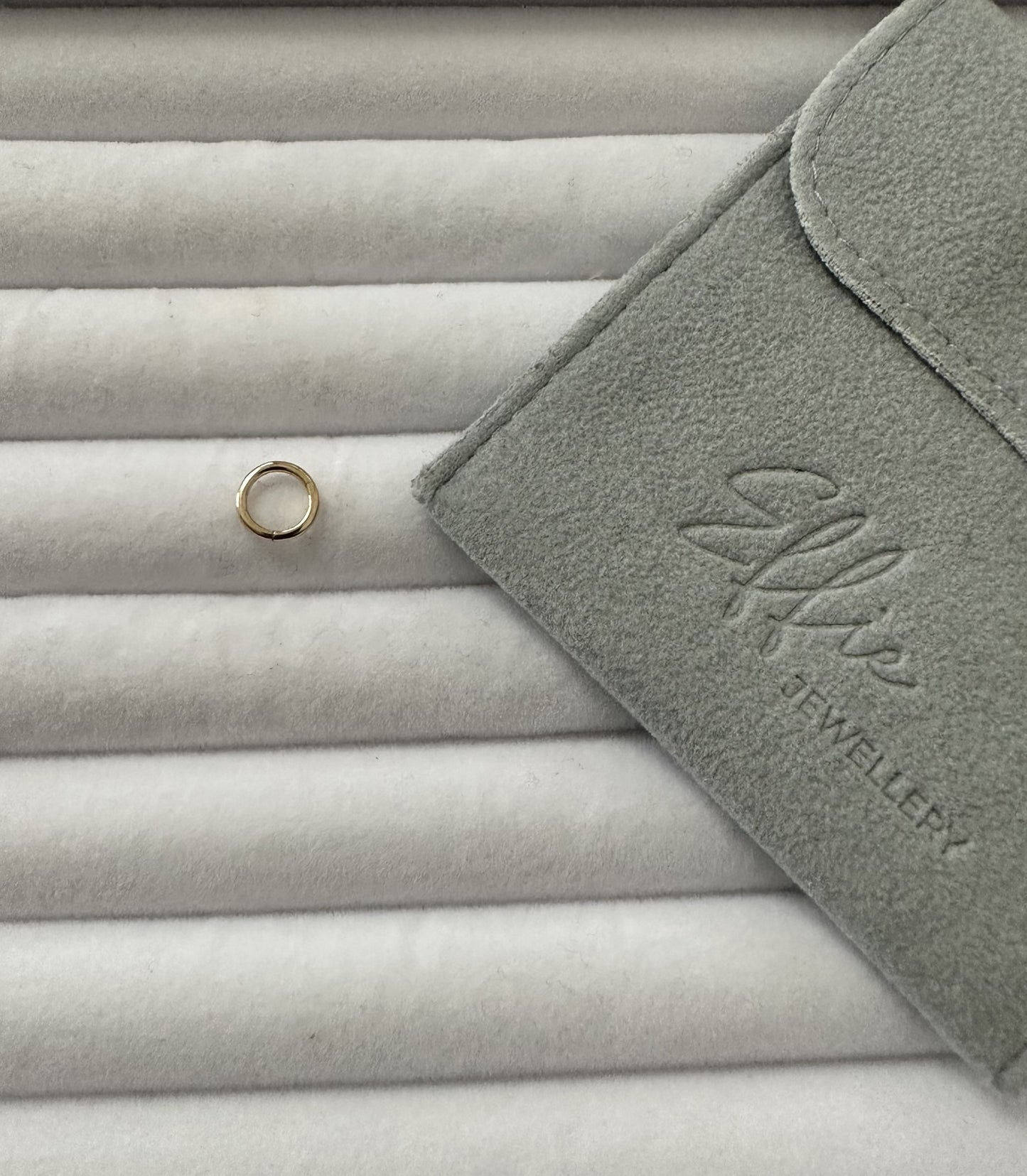 14k Yellow Gold Hinged 6mm Hoop